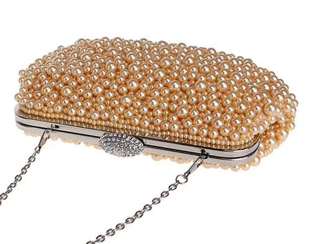 silver rhinestone evening clutch