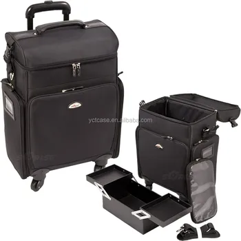 makeup artist bag on wheels