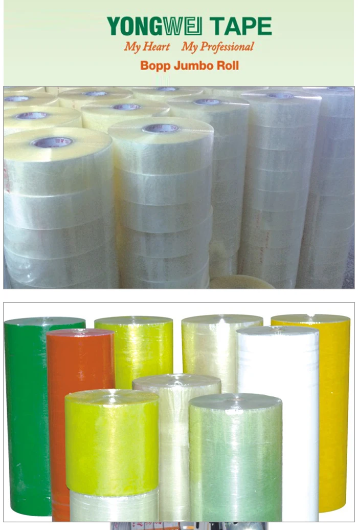 General Purpose Bopp Packing Tape Jumbo Rolls Transparent Adhesive Bopp Packaging Tapes Buy