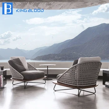 Italy Modern Patio Garden Furniture Dining Chair Rope Sofa Italy Modern Patio Garden Furniture