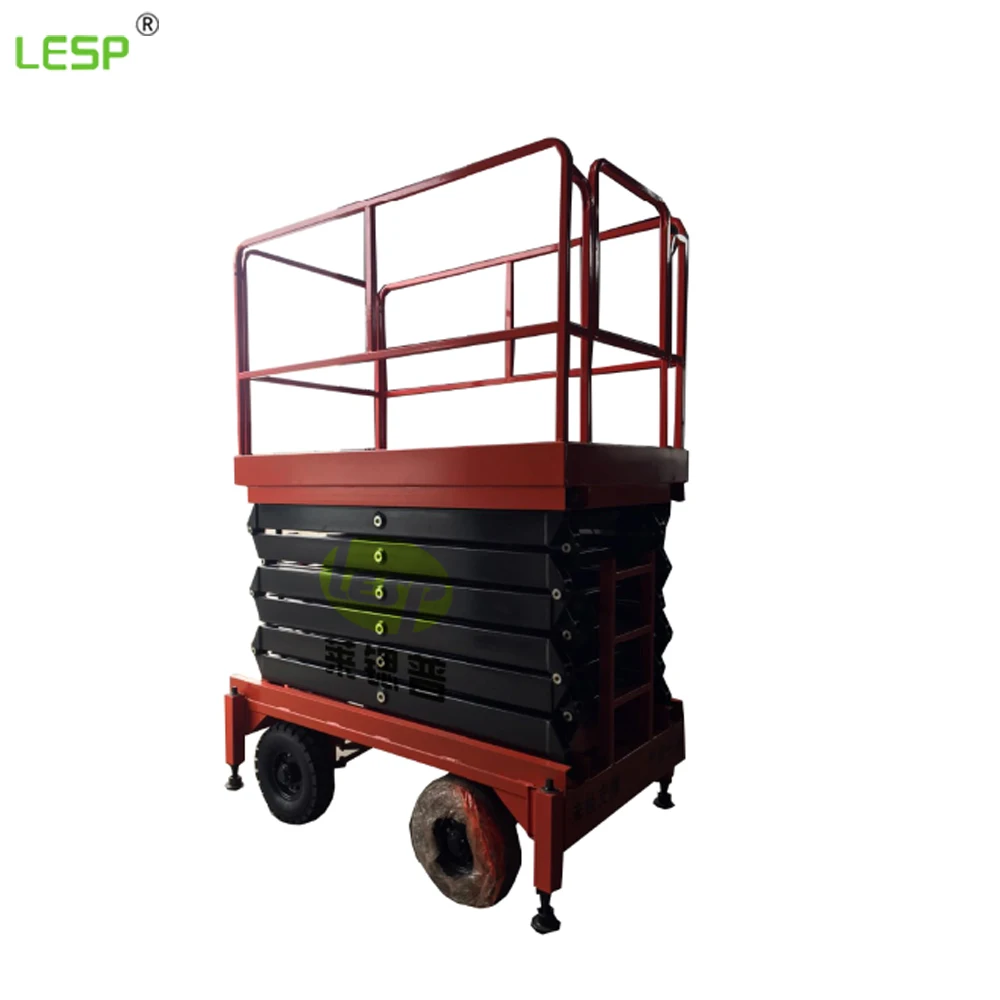 High Rise Hydraulic Window Cleaning Scissor Lift Selfpropelled