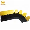 Top Quality 45 Degree 2 Channel Rubber Cable Protector Corner/Plastic Cable Corner