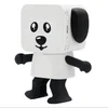 New multi-functional small square dog speaker robot small square dog dancing children toy audio
