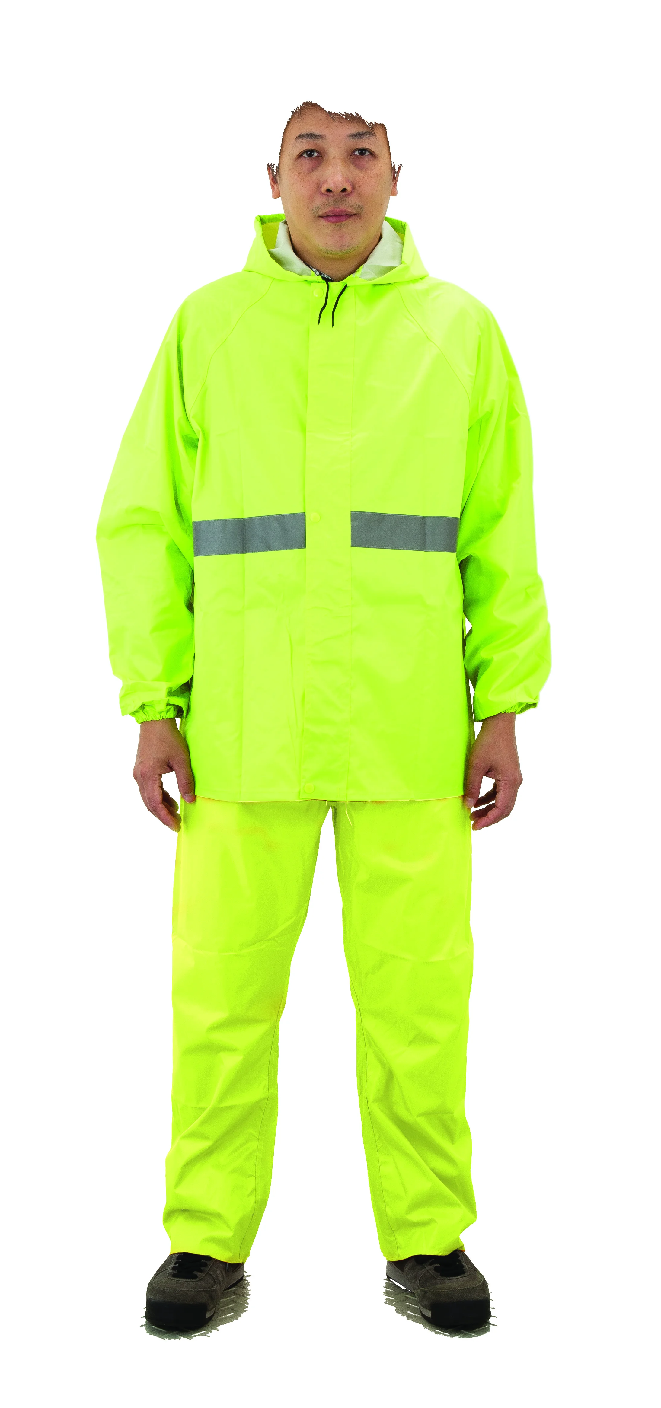 Rainsuit Hi Viz Waterproof  Jacket Trouser Set Mens Coat Storm Workwear RRP £30! 