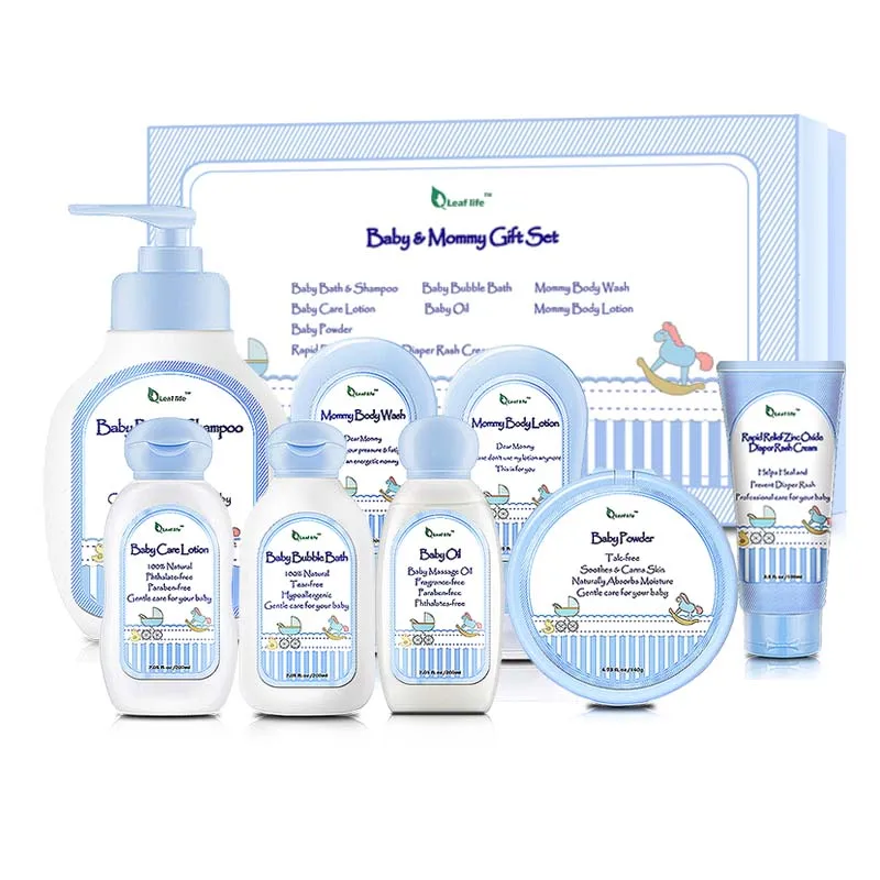 
OEM/ODM Baby Skin Care Product Baby Bath Gift Set 