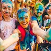 5k 10k gulal rangoli organic natural holi fun run colour powder for color run