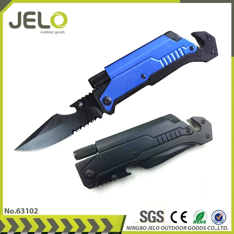 Multi Functions Flint Lighter Clip Torch Cutter Bottle Opener Survival