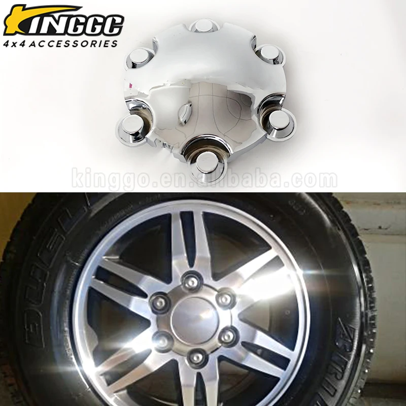 Truck 6 Holds ABS plastic silver wheel center hub caps