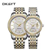 Small order gold case plating Japanese luxury automatic metal strap mechanical movement wrist watch mechanism