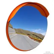 80cm Wide-angle PC or acrylic outdoor traffic safety convex mirror for car