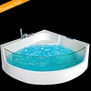 Bathroom Luxury Corner Air Bubble Whirlpool Spa Corner Hot Bath For Adult