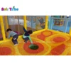 Children colorful trampoline net kids indoor playground soft play equipment