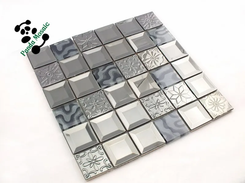 Mb Smt06 Silver And Black Metallic Mosaic Wall Tile Stainless Steel Backsplash Tile Round Metal Mosaic Buy Round Metal Mosaic Stainless Steel Backsplash Tile Metallic Mosaic Wall Tile Product On Alibaba Com