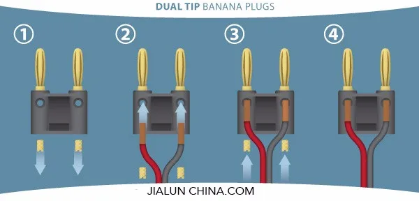 banana plug installation