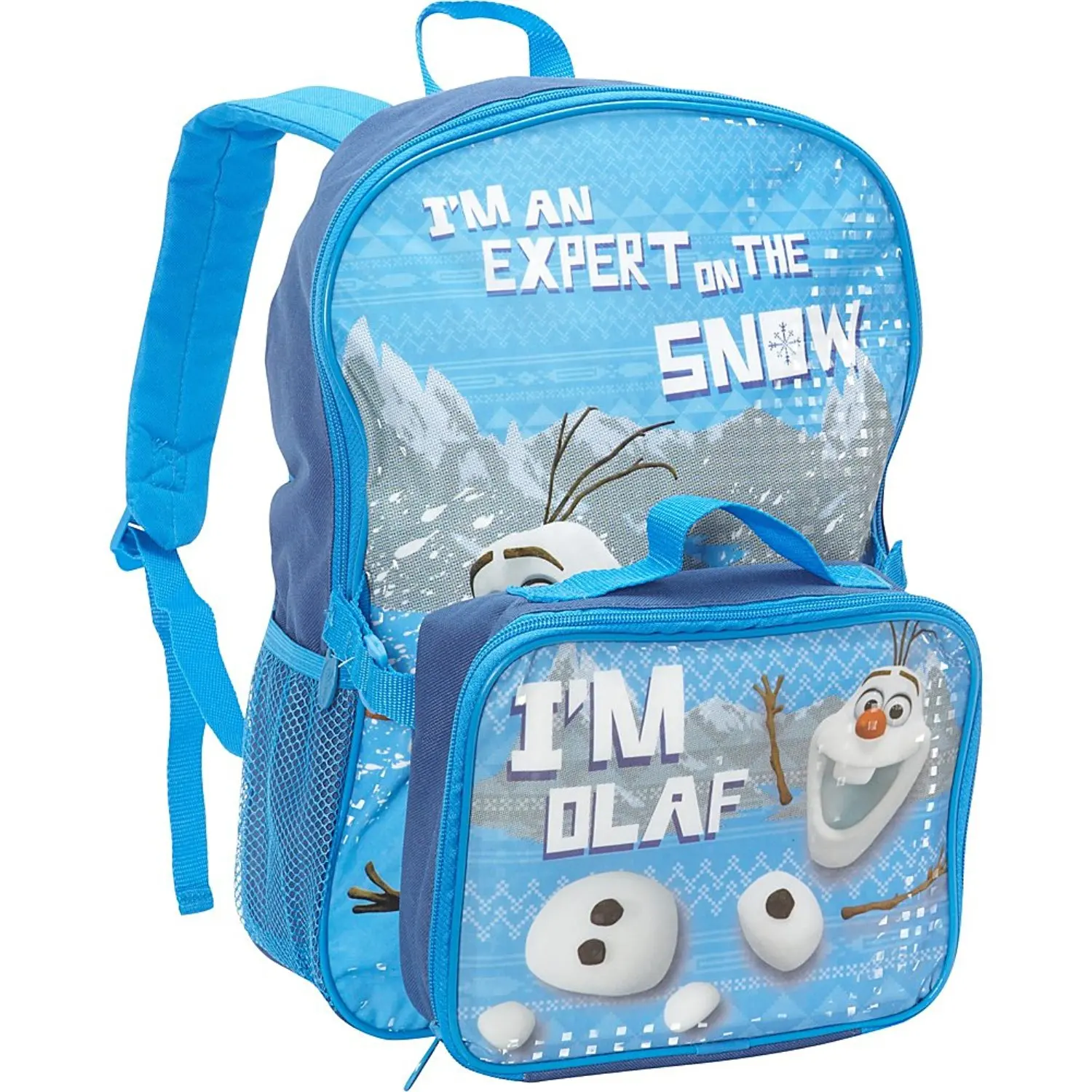 frozen backpack with lunchbox