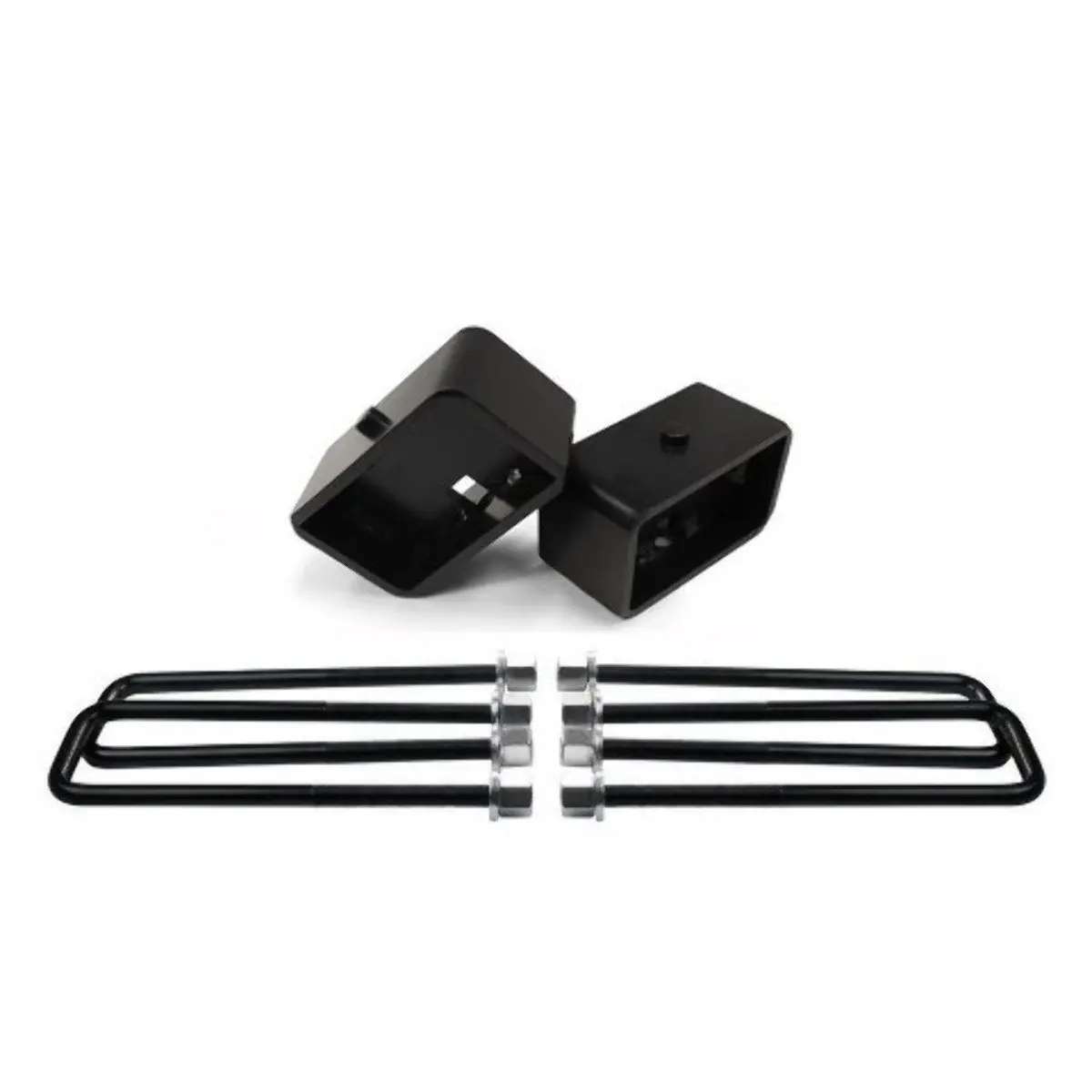 1999-2004 Excursion Lift Kit 4WD 3 Inch Front BIG BRAWNS Leaf Spring Lift Blocks and U-Bolts