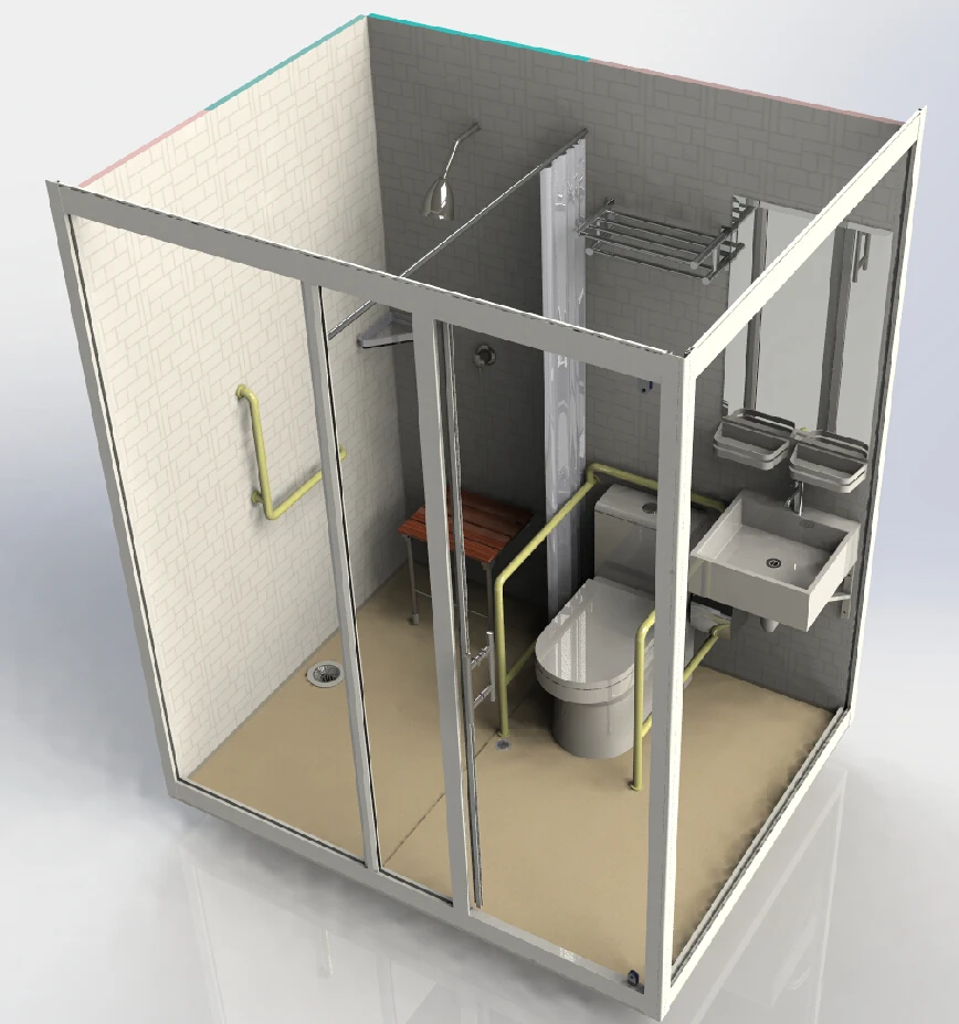 Lianyungang Complete All In One Design Prefab Smc Ready Made Modular
