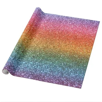 glitter wrapping paper