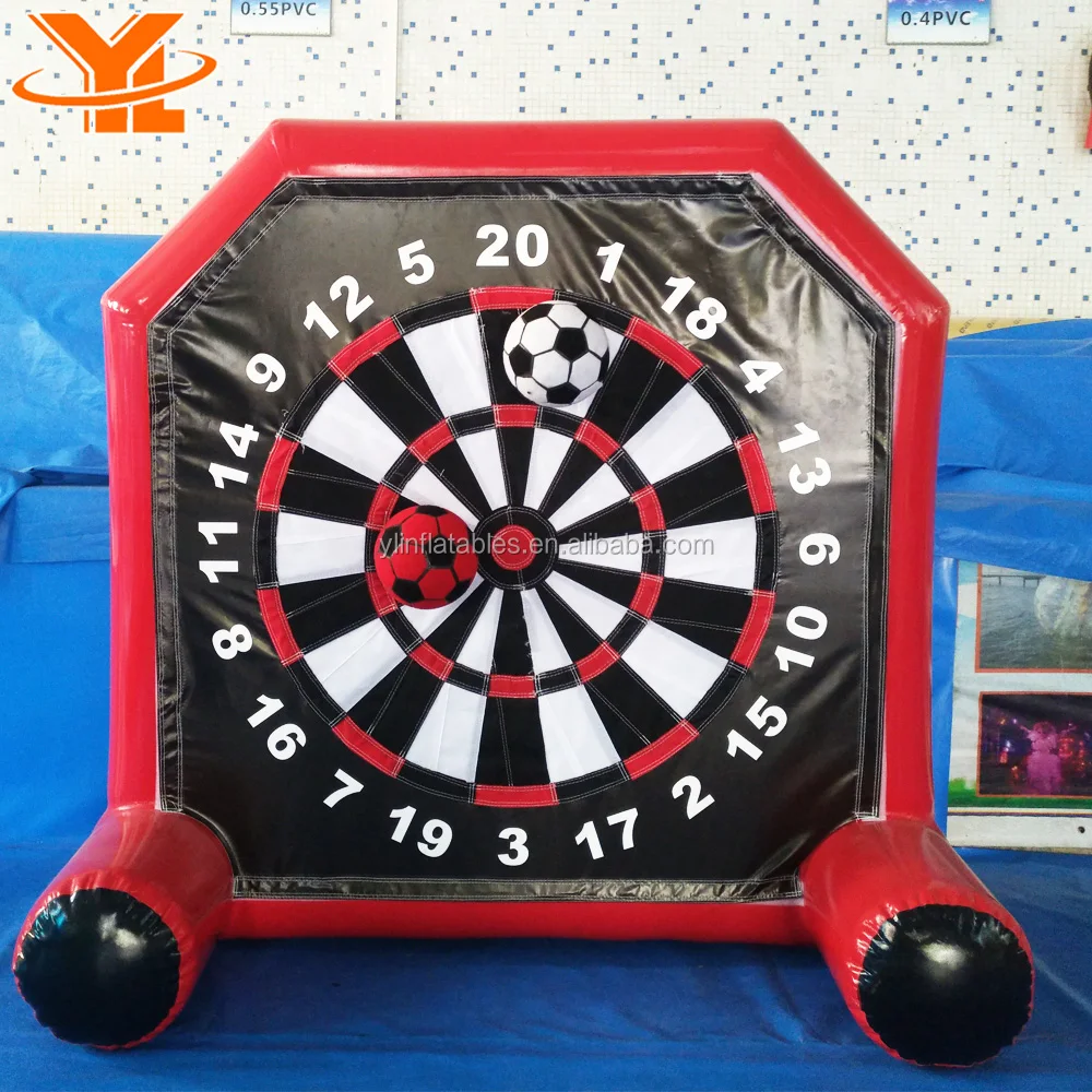 Adult Inflatable Outdoor Indoor Playground Soccer Foot Dart For Sale