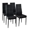Free Sample Vintage Genuine Giron Iron Leather Dining Restaurant Chair