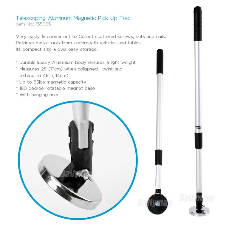 Portable Telescoping Pickup Tool Extending Pick Up Tool