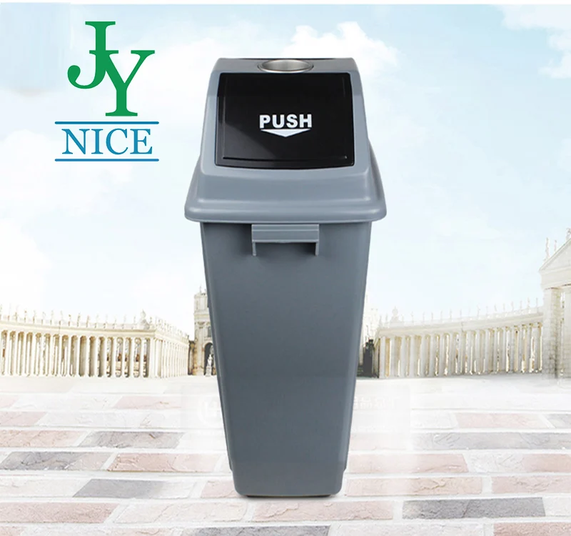 Hospital Outdoor Plastic Ashtray Stand ash barrel waterproof flameproof Household Recycle Trash Bin