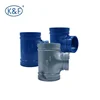 long working life ductile iron mechanical tube fittings reducing tee