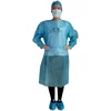 disposable pp pe film laminated laboratory gown medical doctor nurse patient surgical isolation examination scrubs clothing