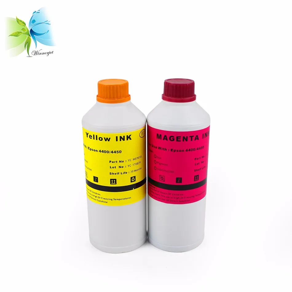 Winnerjet Chinese Ink For Epson 4400 4450 4 Colors Sublimation Ink For