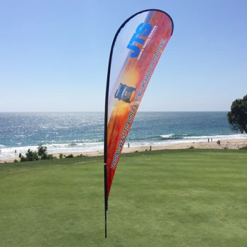 Beach Flag/ Flying Banners/teardrop Banner With Cross Base For