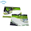 Customized printed resealable transparent soft plastic fishing bait packaging bag fishing lure packaging with zip