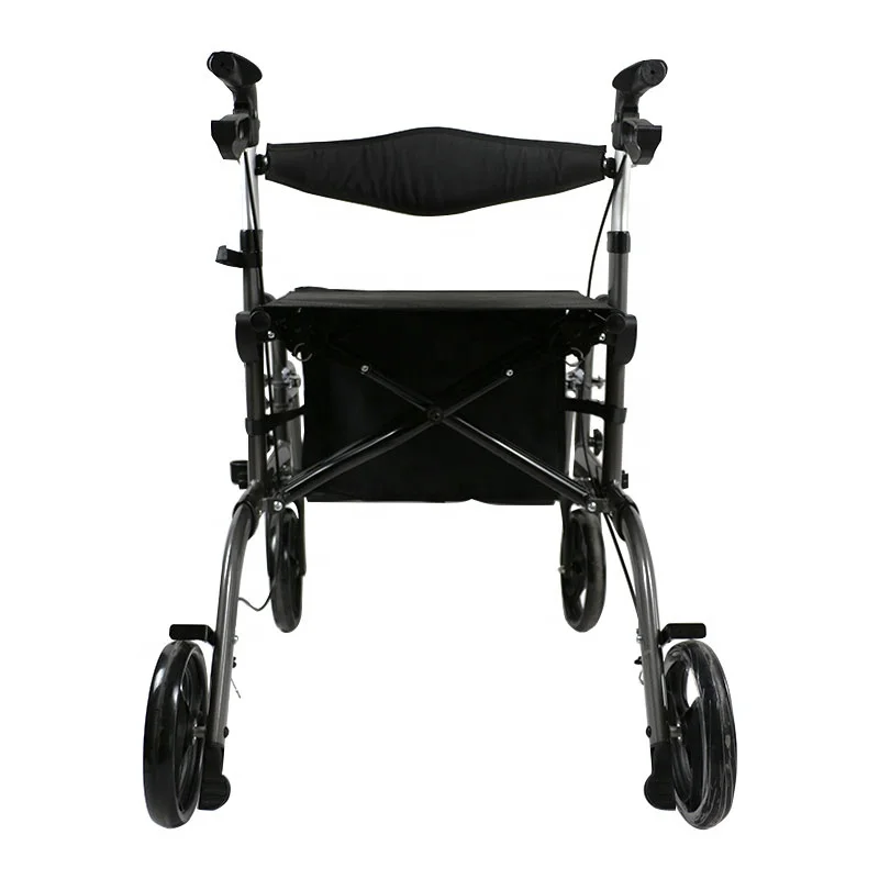 Medicare Aluminum Lightweight Shopping Walker Rollator With Swing Away