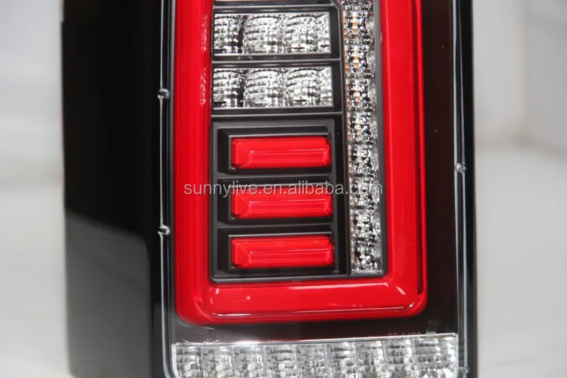 For Volkswagen Transporter T6 led rear light Black Housing Clear cover