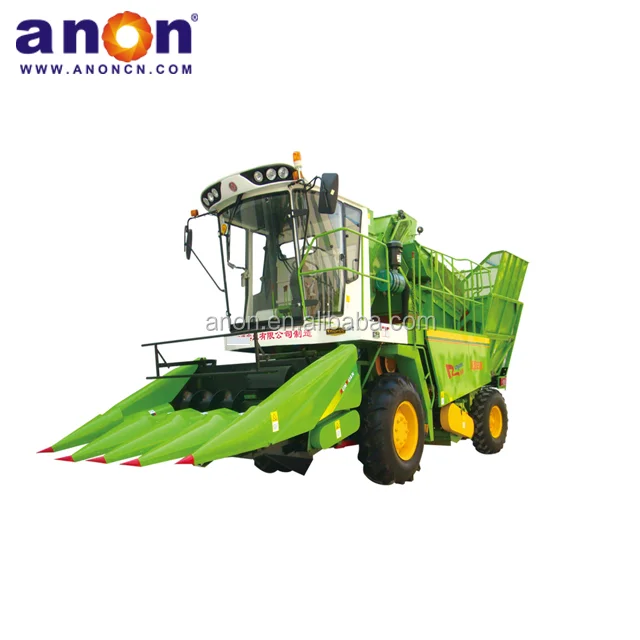 Anon 4 Rows Corn Silage Harvester Maize Sweet Corn Harvester Machine