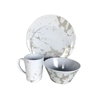 Dining Table Set With Melamine Plate Bowl Cup Mug Spanish Style Dining Table Set With Melamine Plate Bowl Cup Mug Spanish Style Dinnerware