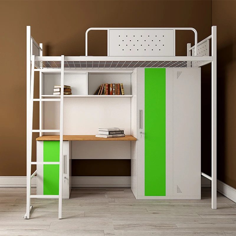 Frame Double Bed College Dorm Hotel Bedroom Dormitory Kids Bunk Beds