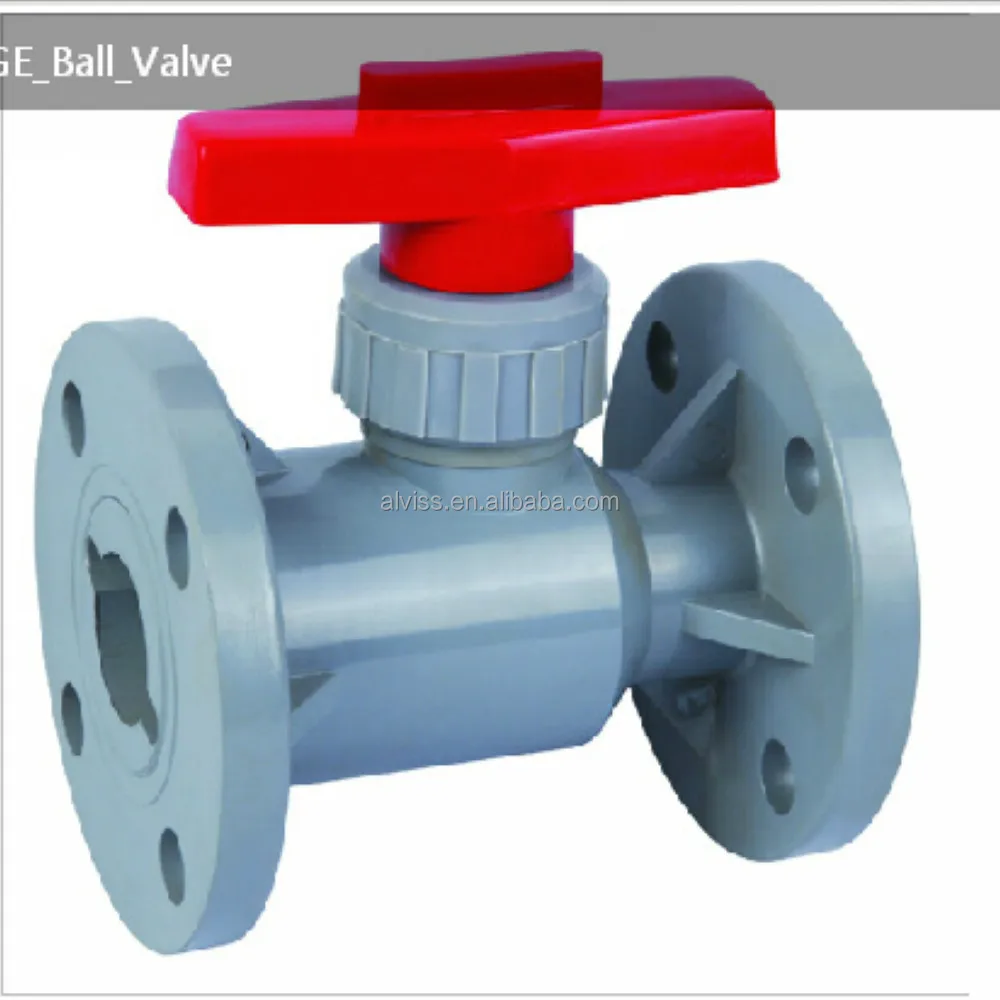 flanged pvc ball valve