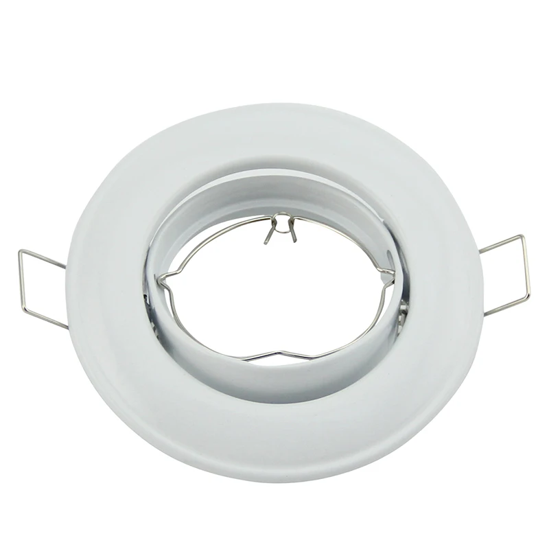 White Ceiling Round Gu10 Led Downlight Frame 3w Led Spotlight Gu10 Mr16