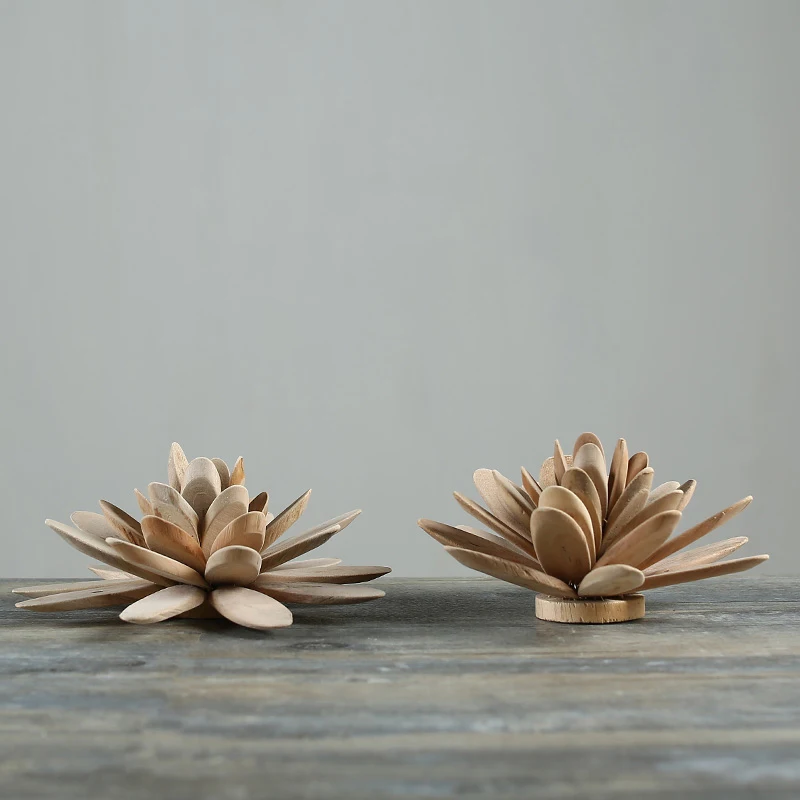 Hot Sales Artificial Wood Flowers Scented Wood Flowers For Home