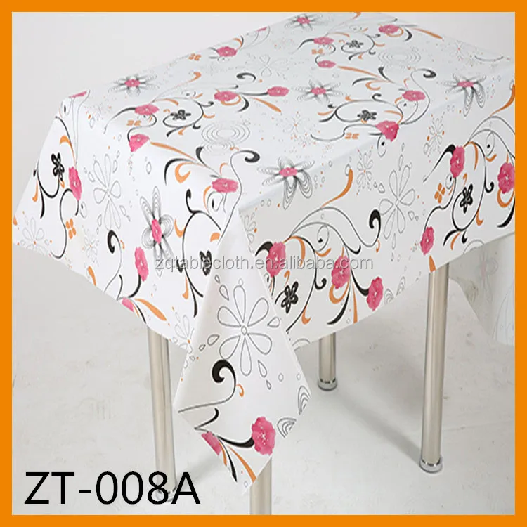 Square Pvc Tablecloth Pvc Printed Tablecloth In Roll Embossed Pvc