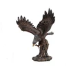 Chinese factory custom made handmade carved bronze statues sculpture of Bald Eagle