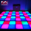 Trade Assurance dmx control rgb led dance floor dj stage light waterproof ip65 12mm 840pcs color rechargeable diy up