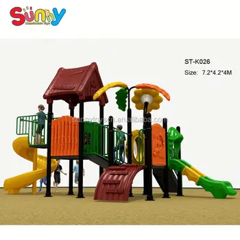 plastic outdoor playhouse with slide