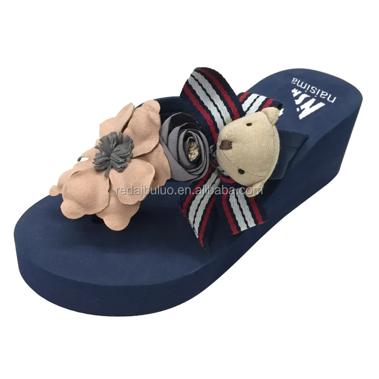 high heel rubber slippers