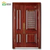 China wholesale low prices steel door with hidden hinges HTD-009