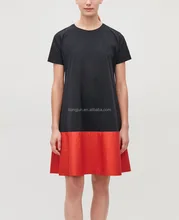 EM-greystripedjersey - 12900-M Sheer Raya Vestido De Punto Elástico Jersey Tela
