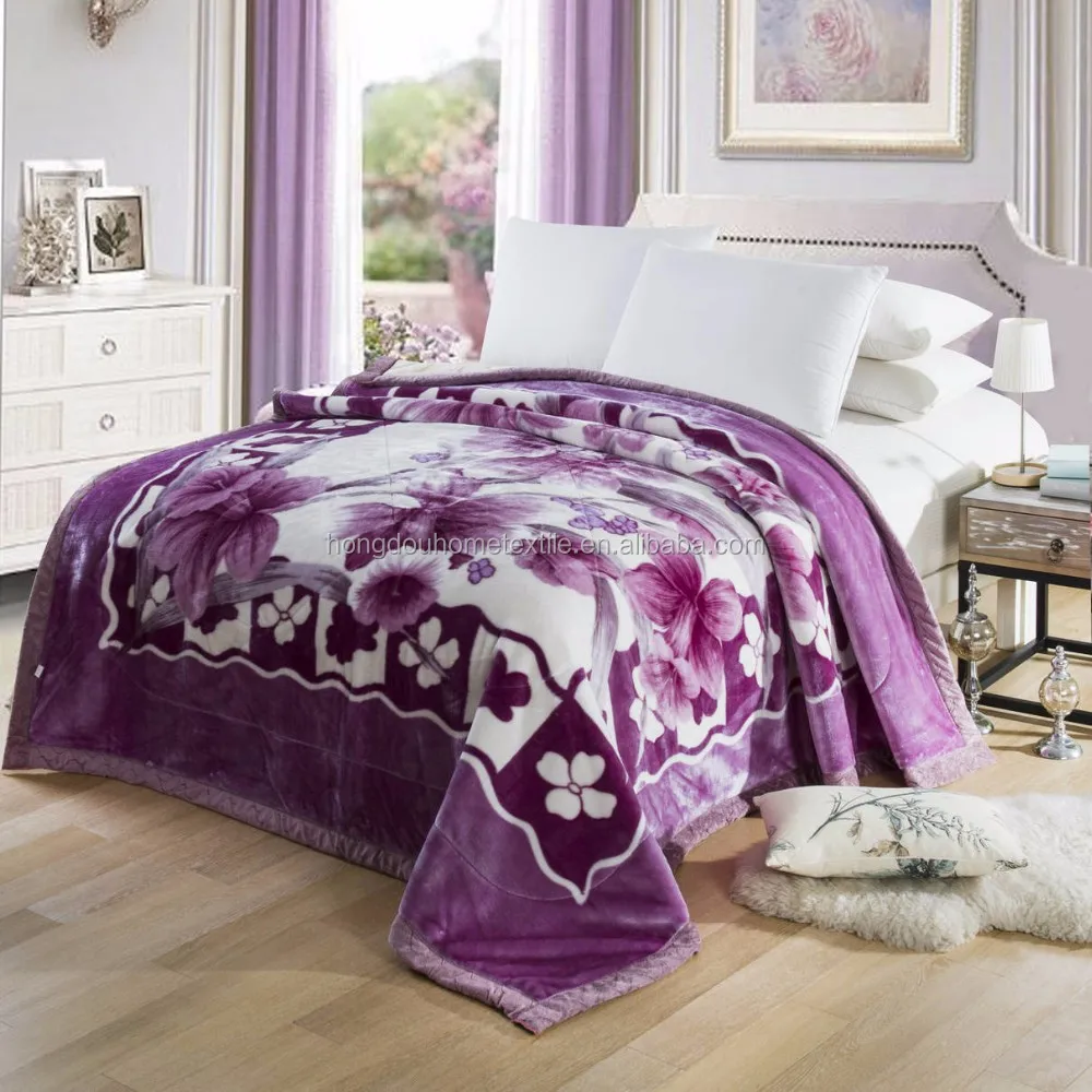 Korean Style 100 Polyester Blanket & Acrylic Blanket 2020 New Designs