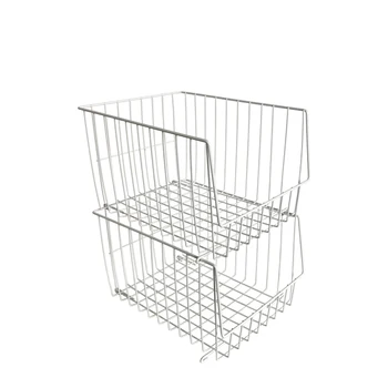 stackable storage baskets