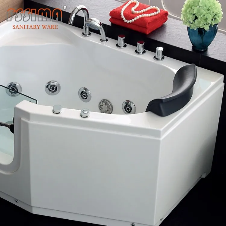Easy Walk In Bathtub One Person Indoor Whirlpool Hot Tubs For Disabled
