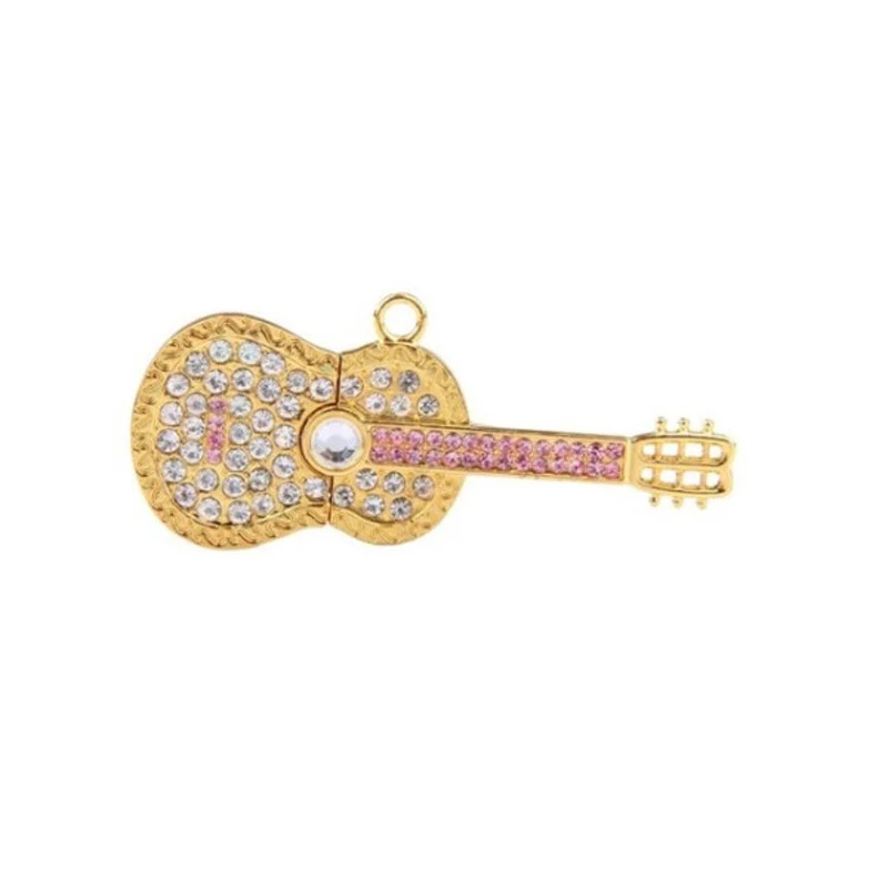 4GB Guitar USB Flash Pen Drive Necklace Jewelry USB Free Shipping USB Flash - ANKUX.COM